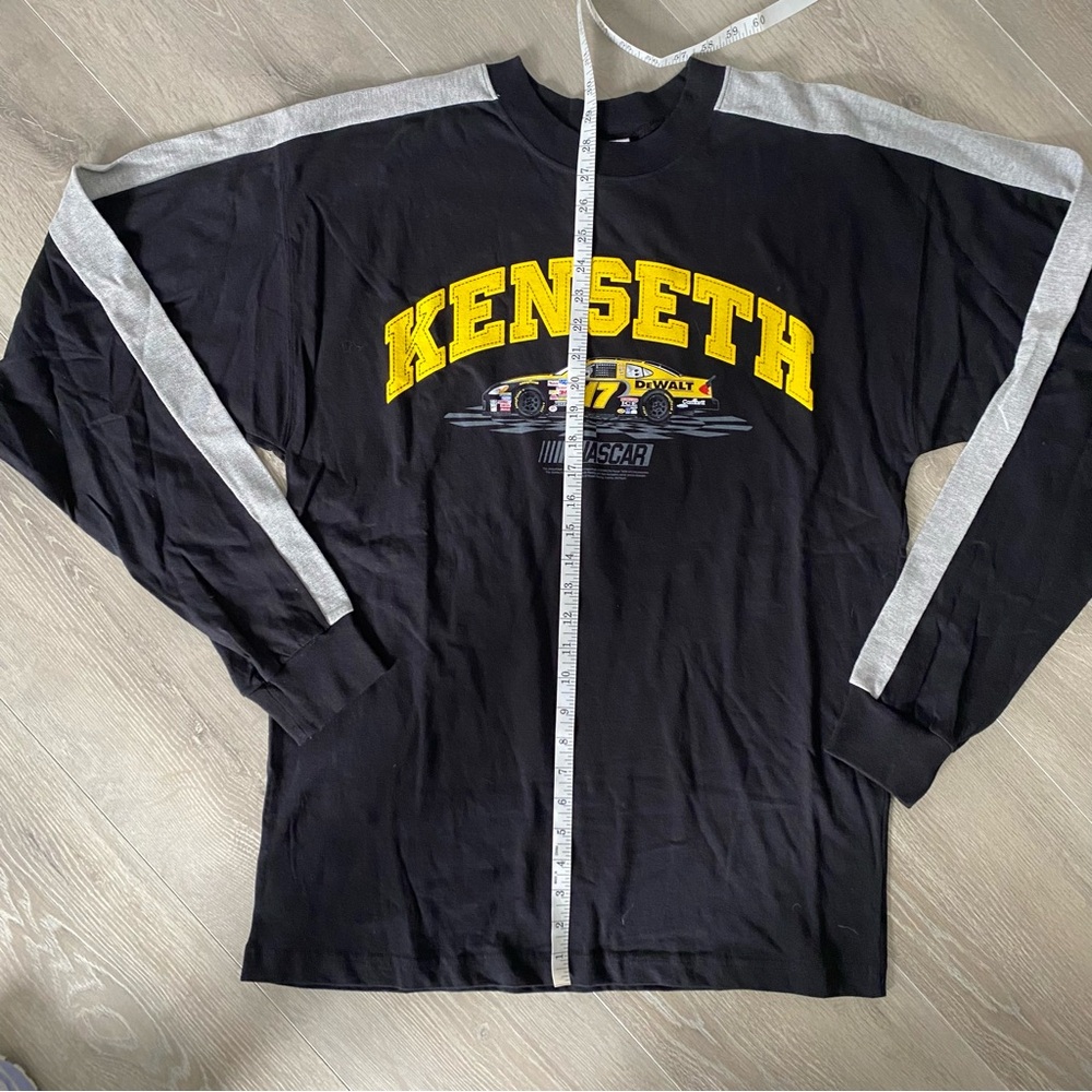 Vintage Matt Kenseth Shirt Mens L Black Nascar Racing Dewalt Team Long Sleeve - Picture 7 of 7